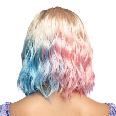 Peruka blond różowo niebieska Jenny z Wednesday