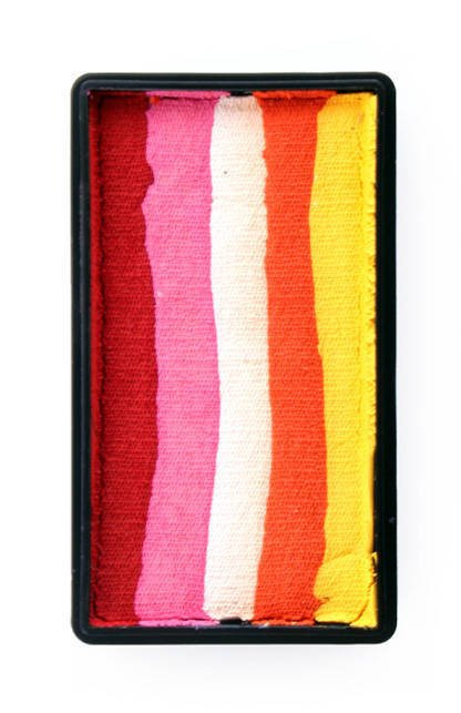 Farba do twarzy Split Cake 28g RED/ PINK/ WHITE/ ORANGE/ YELLOW PartyXplosion