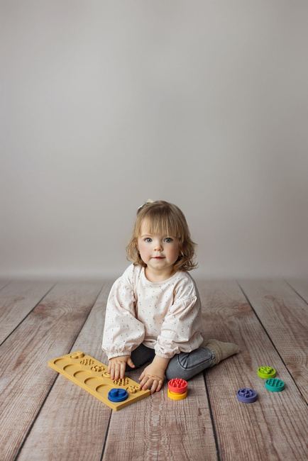 Puzzle sensoryczne kółeczka XXL