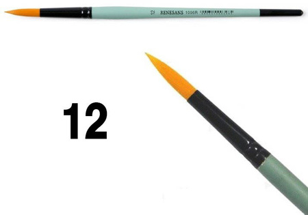 Renesans pędzel syntetyczny Okrągły 1006R rozm. 12