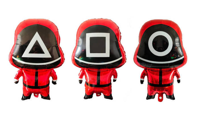 SQUID GAME balon foliowy ludzik 68 cm