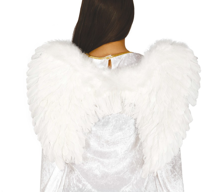 Anielskie skrzydła z piór 50 cm skrzydła anioła