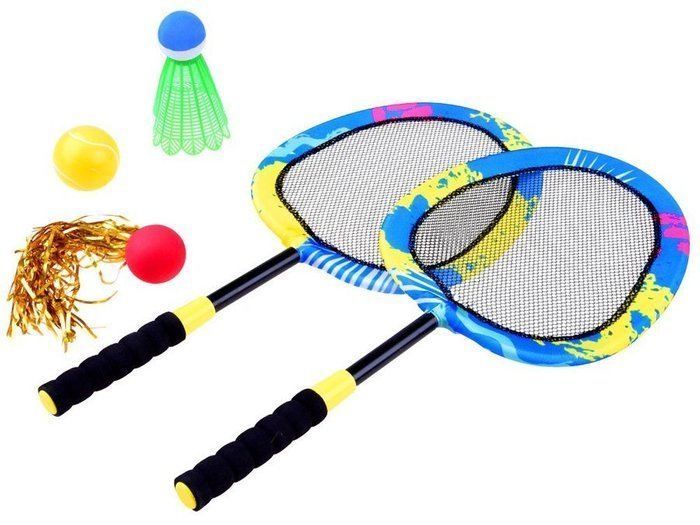 Badminton paletki plażowe miękkie zestaw