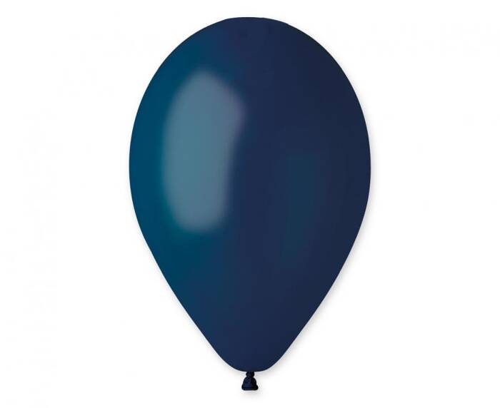 Balon Gemar jednokolorowy 10 cali 100 szt. Navy Granatowy