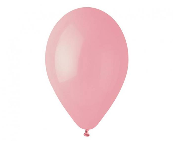 Balon Gemar jednokolorowy 12 cali 100 szt różowy delikatny 