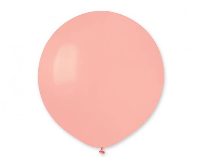 Balon Gemar jednokolorowy 19 cali 25 szt. jasnoróżowy Baby Pink