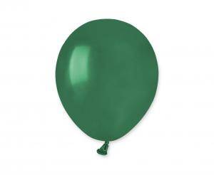 Balon Gemar jednokolorowy 5 cali 100 szt. Butelkowa zieleń