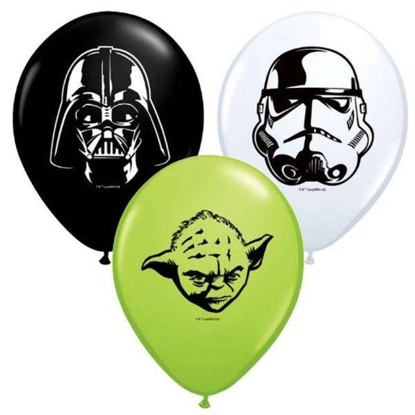 Balon Qualatex Star Wars Face 5" 1szt.