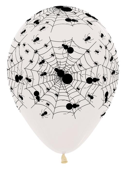 Balon Sempertex Pajęczyna Spiderweb Transparentny 1 szt.