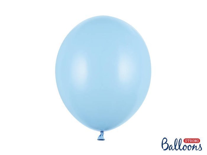 Balon Strong jednokolorowy 12 cali 100 szt. Pastel Baby Blue