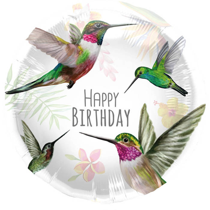 Balon foliowy Happy Birthday Koliber 45 cm