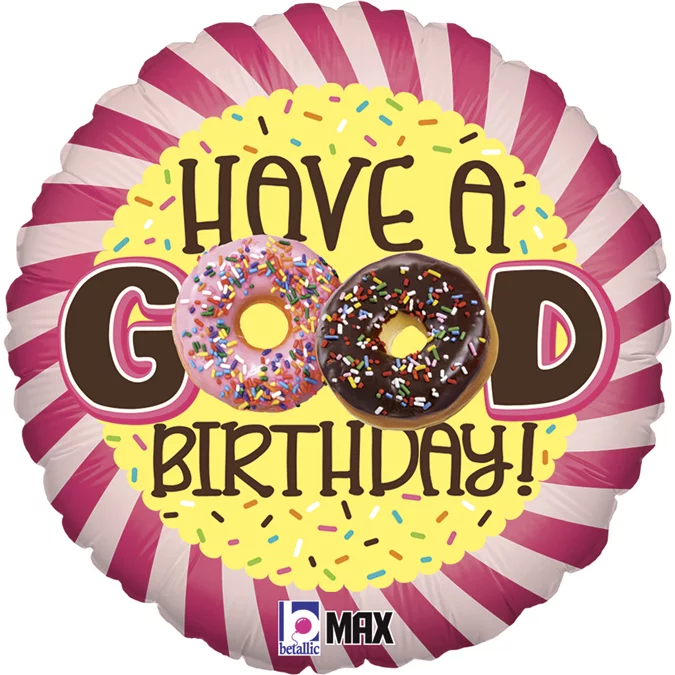 Balon foliowy Have a good birthday Donut 18"