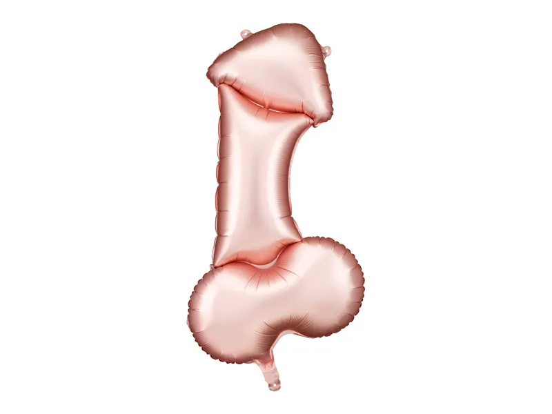 Balon foliowy Penis wieczór panieński, bez nadruku 112 cm