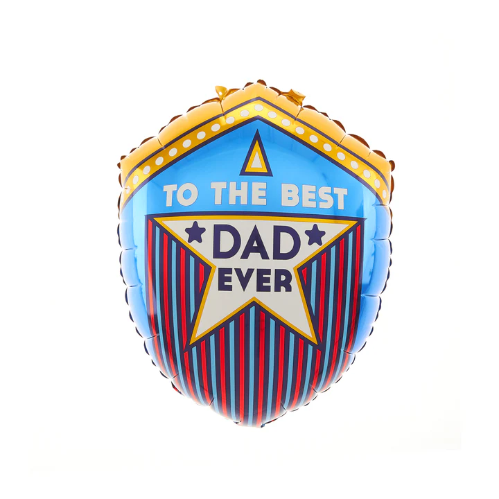 Balon foliowy odznaka The Best Dad Ever Dzień Ojca