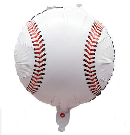 Balon foliowy okrągły piłka Baseball 18 cali 45 cm