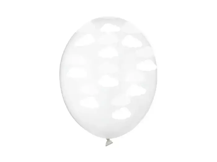 Balon gumowy Chmurki Crystal Clear 30 cm 1 szt.