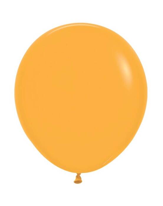 Balon lateksowy 18" Sempertex Solid 1 szt. Mustard