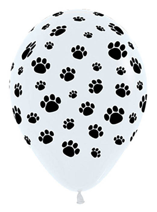 Balony Sempertex Łapki Paws 12'' 25 szt Mix