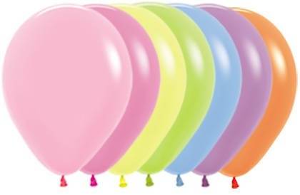 Balony Sempertex Neon  5'' 50 szt. Mix kolorów