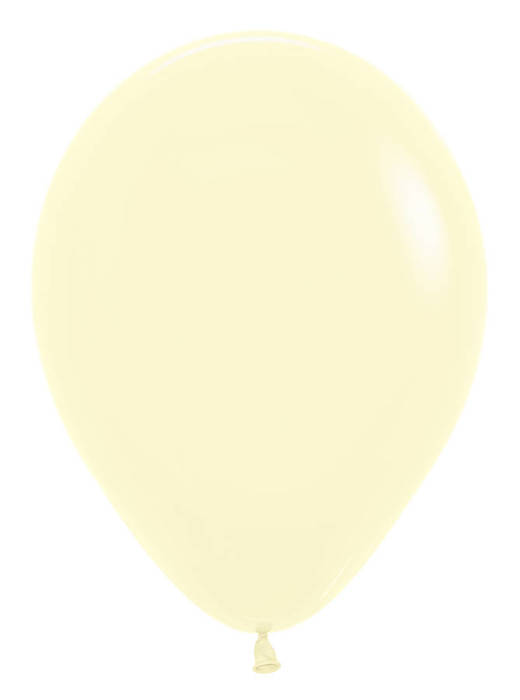 Balony Sempertex Pastel 12'' 25 szt. Yellow
