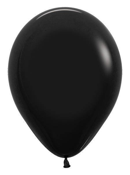Balony Sempertex Solid 12'' 50 szt. Black