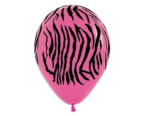 Balony Sempertex Zebra 12'' 12 szt 