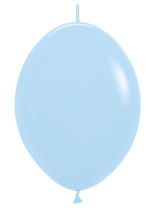 Balony do girland (Link-o-loon) LOL 12'' Sempertex 50 szt. Pastel Matte Blue