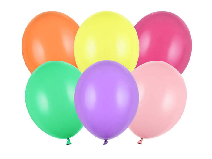 Balony lateksowe MIX 12 cali 50 szt. Strong Balloons
