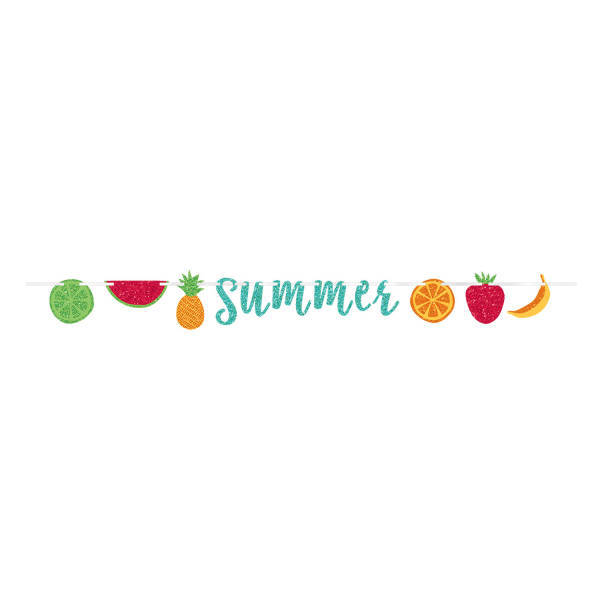 Baner Girlanda na lato "Summer" Owoce