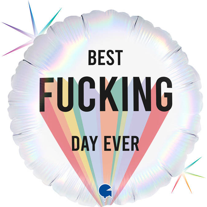 Best F*cking Day Ever balon foliowy urodzinowy 18"