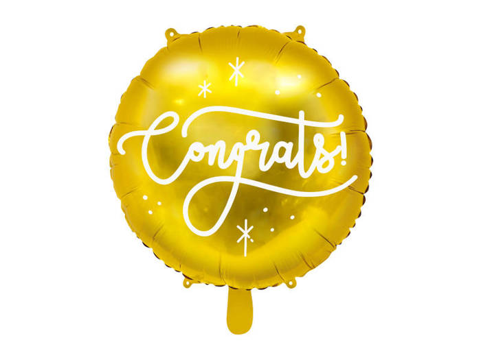Congrats! Gratulacje balon foliowy 45 cm 