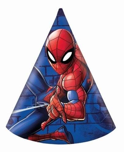 Czapeczki papierowe Spiderman Team Up 6 szt
