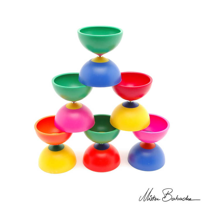 Diabolo Millenium Rainbow kolor CZERWONO-ZIELONY Mr Babache