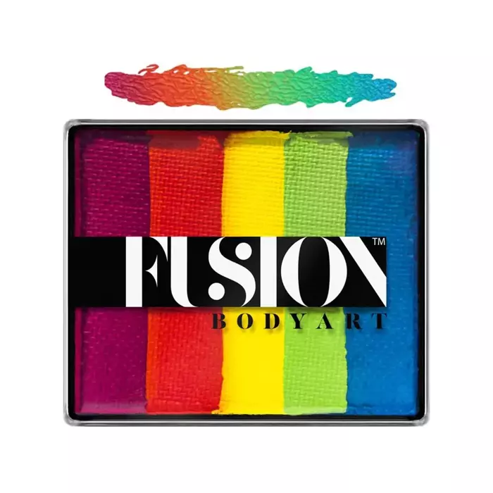 FUSION Body Art Rainbow Split Cake farba do malowania twarzy i ciała 50 gram