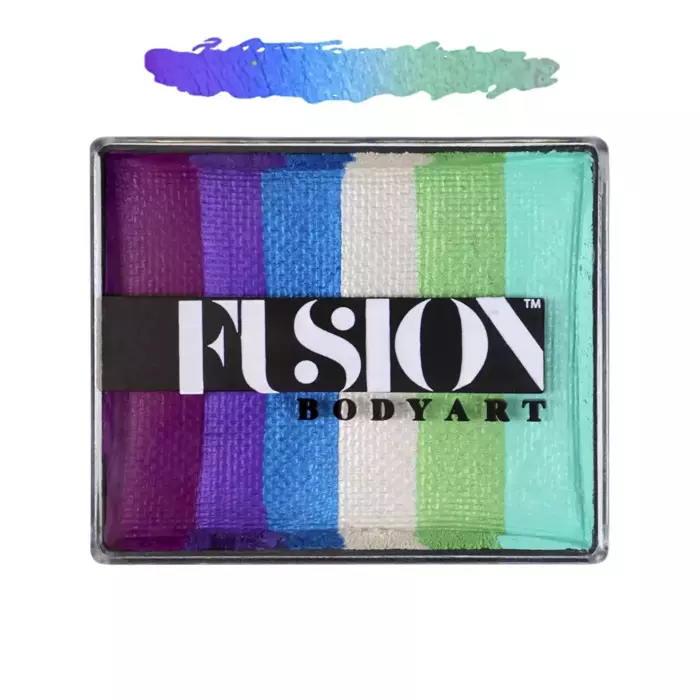 FUSION Body Art Rainbow Split Cake farba do malowania twarzy i ciała 50 gram