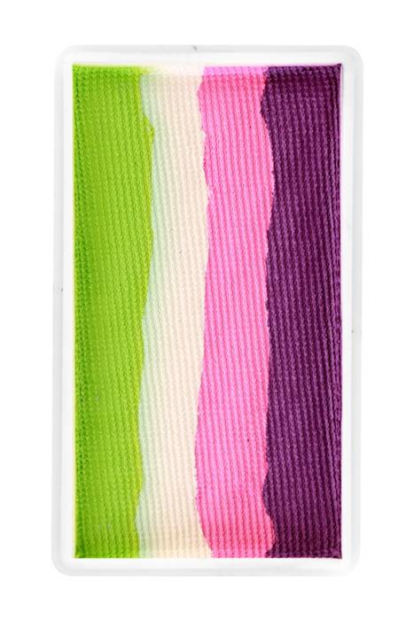 Farba do twarzy Split Cake 28g ORCHID/PINK CANDY/WHITE/LIME GREEN PartyXplosion