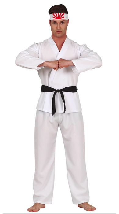 Karateka kimono białe Strój dla dorosłych