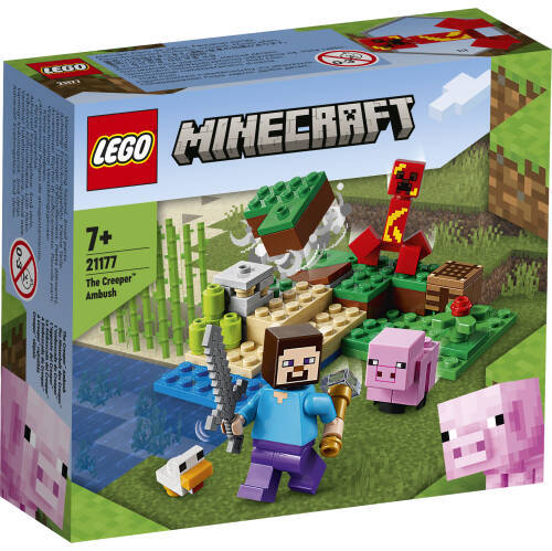Klocki LEGO® Minecraft - Zasadzka Creepera™