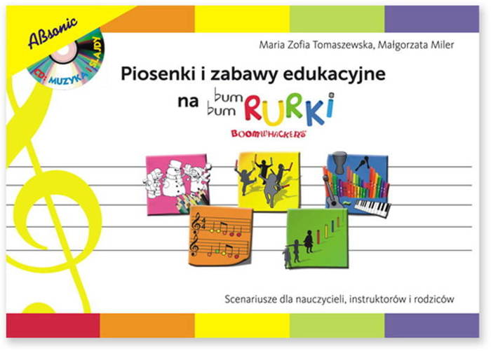 Książka z nutami + płyta CD Piosenki i zabawy edukacyjne.