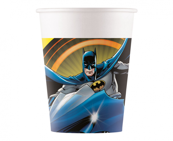 Kubeczki papierowe Batman 200 ml 8 szt.