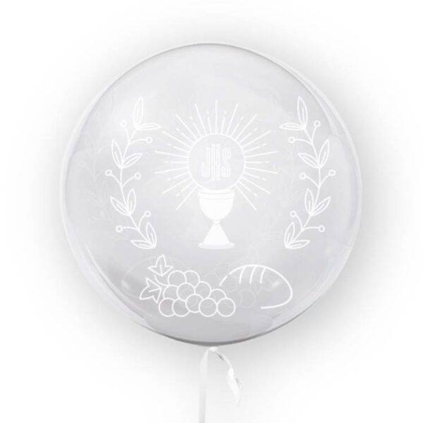 Kula transparentna balon foliowy Bubble 45 cm - IHS Komunia Święta