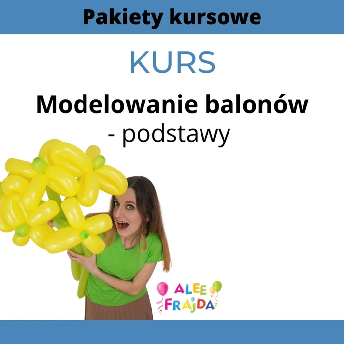 Kurs online: Modelowanie balonów + e-book 15 zabaw z balonami