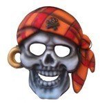 Maska z pianki czaszka pirata