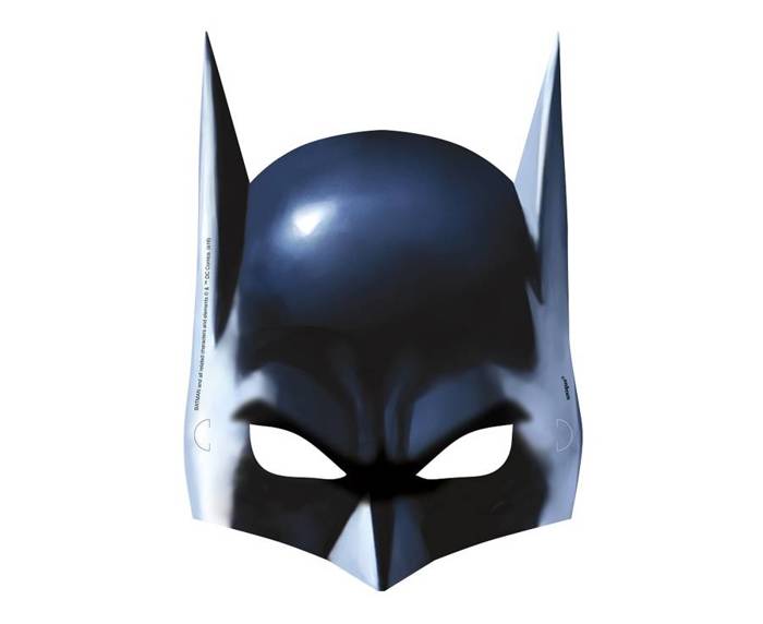 Maski papierowe Batman 8 szt.