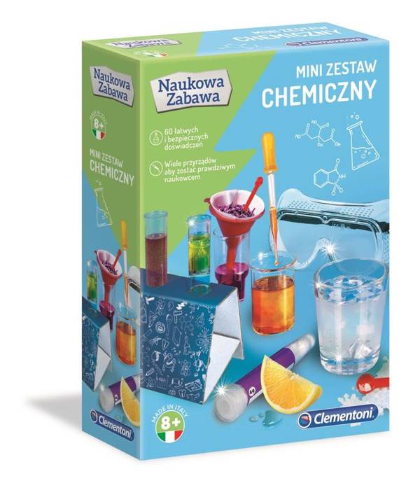 Mini zestaw chemiczny Zabawka naukowa Clementoni