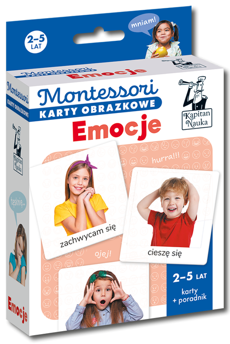 Montessori Emocje KARTY OBRAZKOWE 2-5