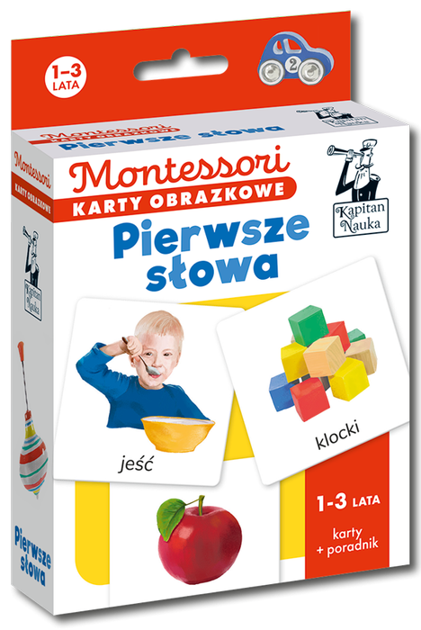 Montessori Pierwsze Słowa KARTY OBRAZKOWE 1-3