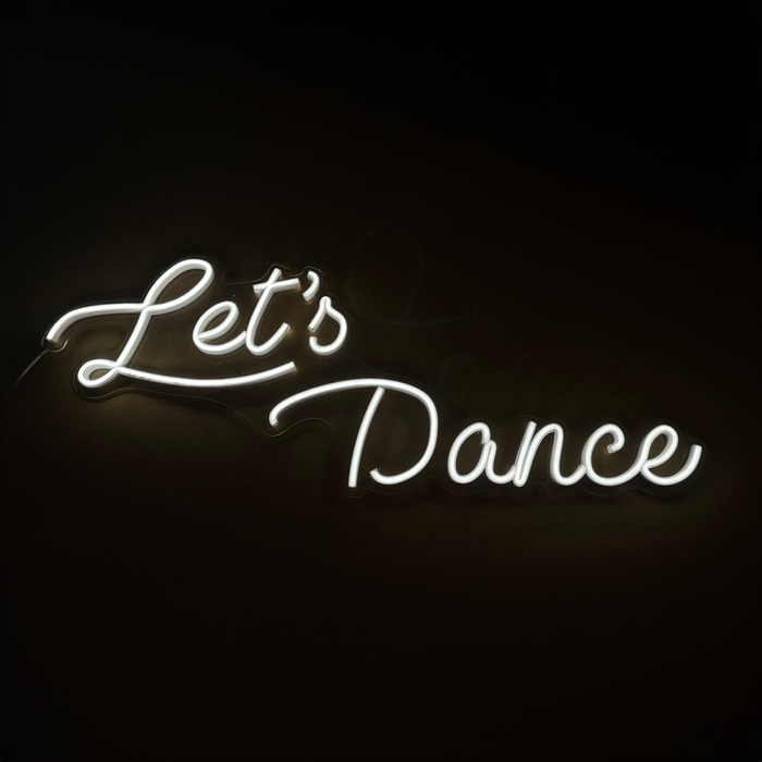 Napis LED neon - Let's Dance (plexi)
