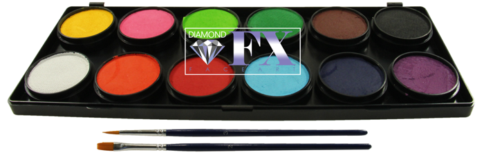Paletka farb do twarzy Diamond FX Essential 12x10g