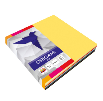 Papier do origami 14x14 100 szt Mix kolorów